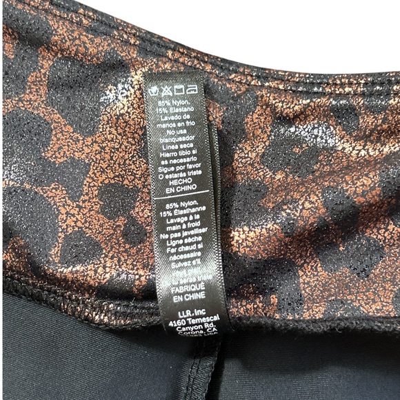 🔥 LUXE BY LULAROE! SUPER COOL METALLIC PREMIUM LEGGINGS! SHIMMER LEOPARD PRINT! - Picture 6 of 14